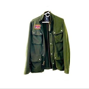 Rare vintage knit Rugby Ralph Lauren moto jacket